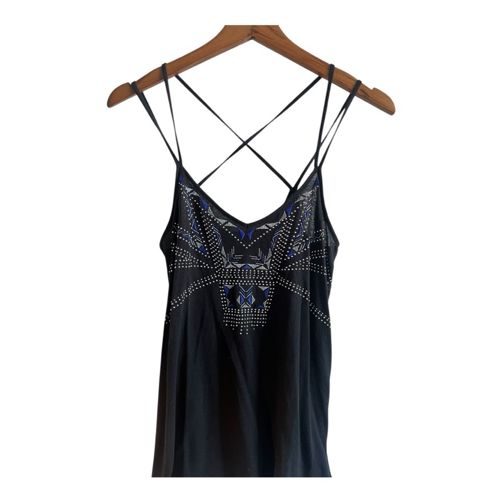 Express Black Graphic Embellished tank top size M